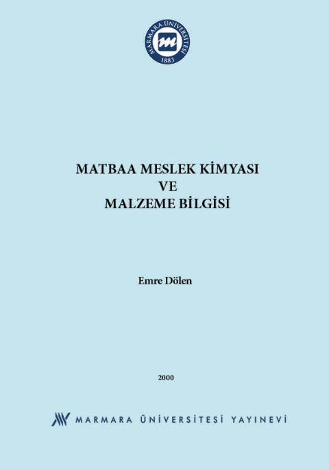 Matbaa Meslek Kimyası ve Malzeme Bilgisi